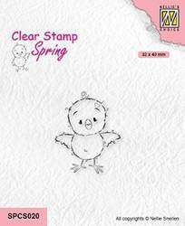 NELLIE'S Transparent Acryl Stempel Motivstempel Clear Stamp - Chick SPCS020 Küken
